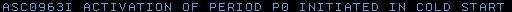 ZAC 4.5 ACTIVATE the Last Used PERIOD Automatically, Message issued